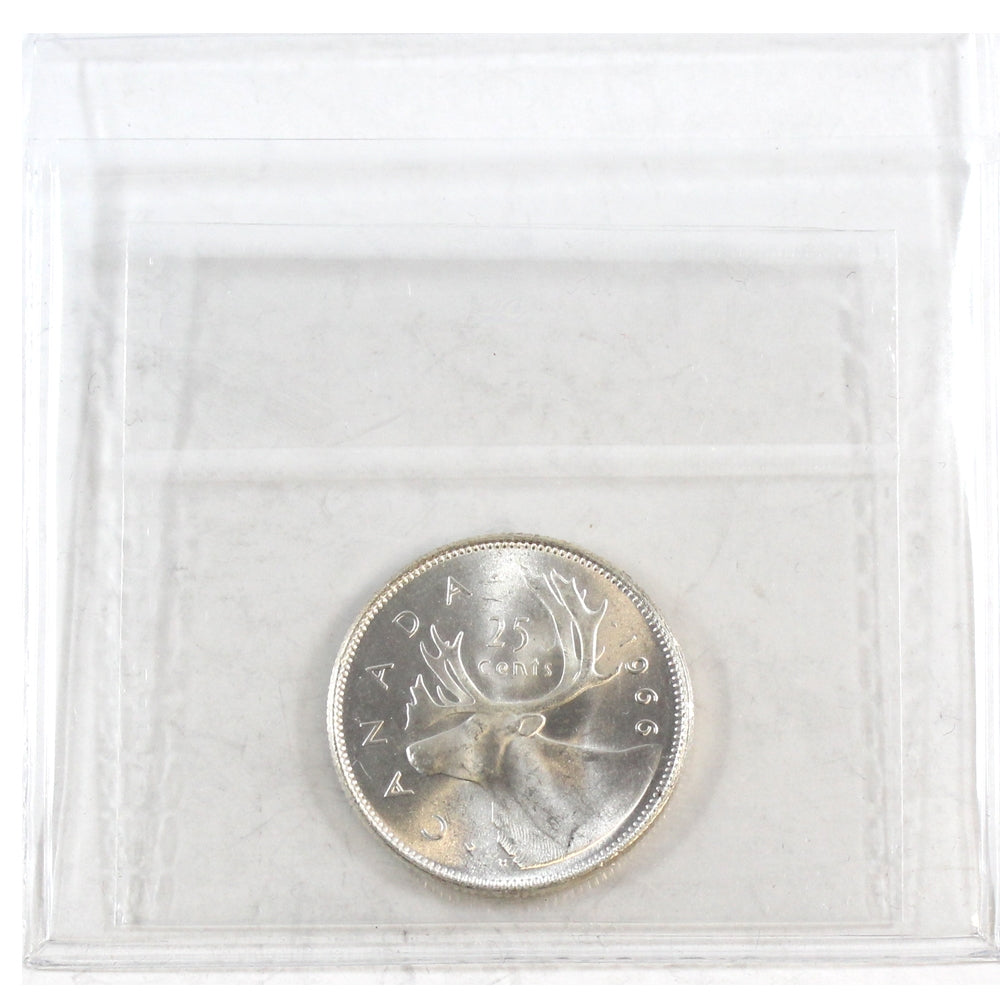 1966 Canada 25-cents ICCS Certified MS66