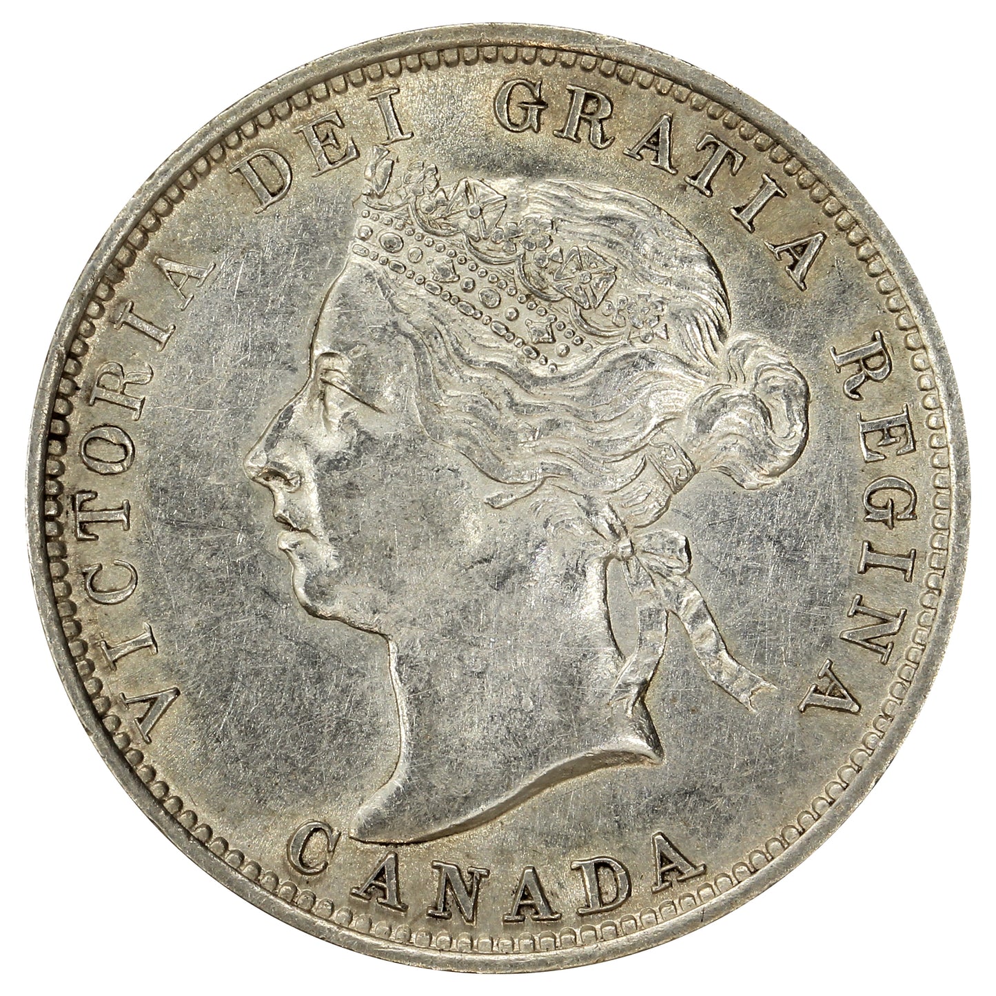 1900 Canada 25-cents EF-AU (EF45) $