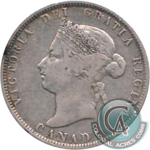1901 Canada 25-cents Very Fine (VF20) $