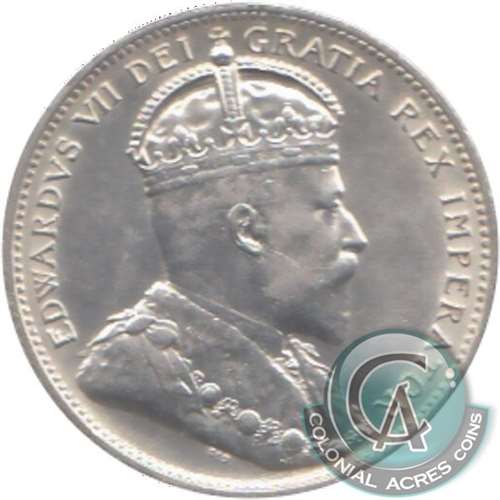 1904 Canada 25-cents AU-UNC (AU55) $