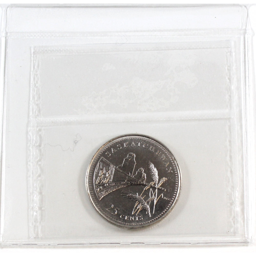 1992 Saskatchewan Canada 25-cents ICCS Certified MS65