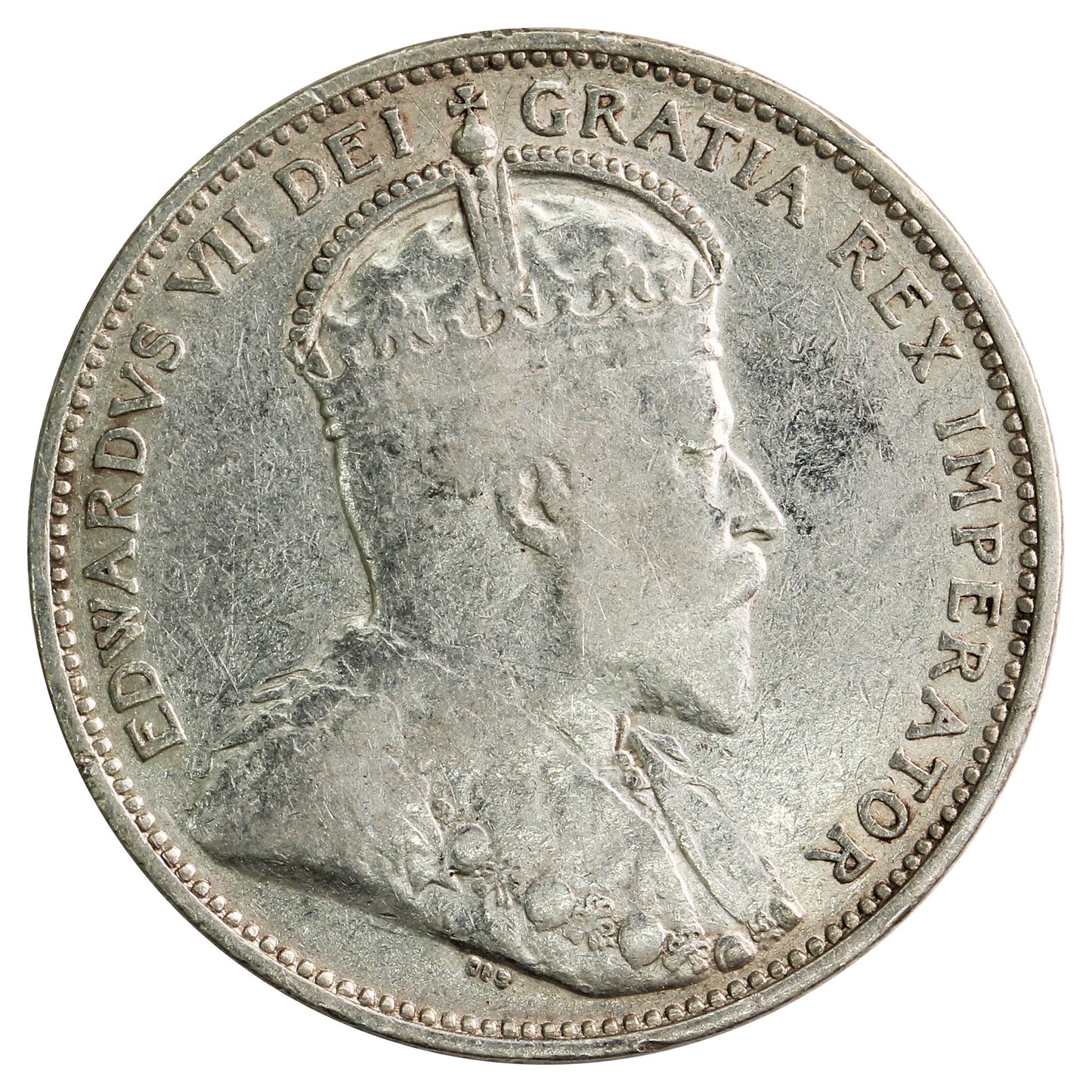 1910 Canada 25-cents F-VF (F-15)