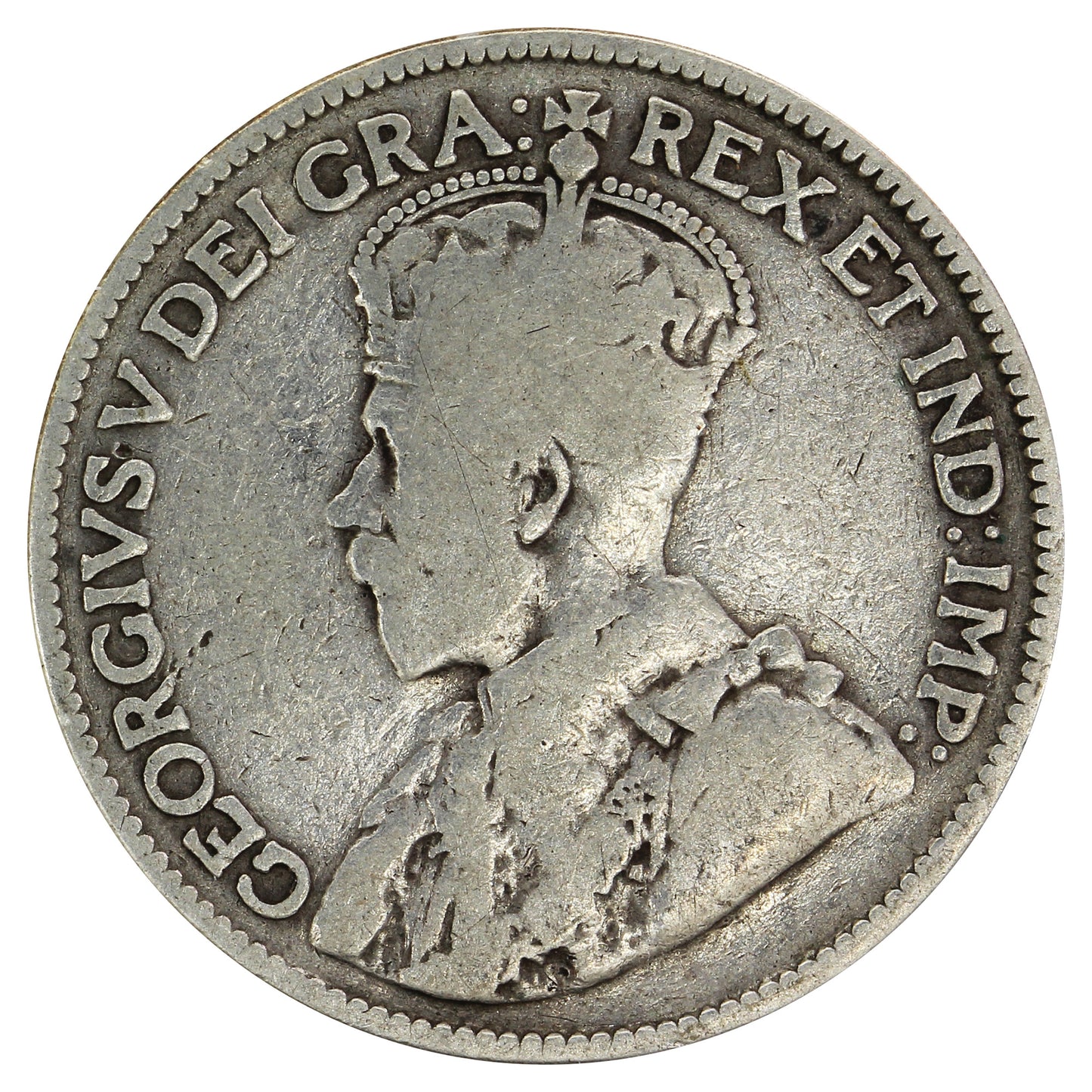 1912 Canada 25-cents G-VG (G6)