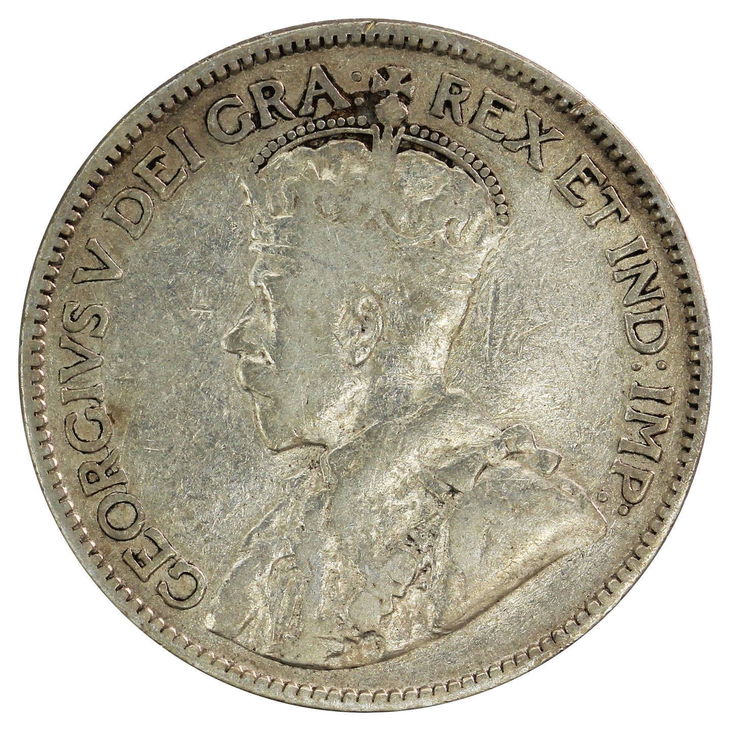 1913 Canada 25-cents VG-F (VG10)