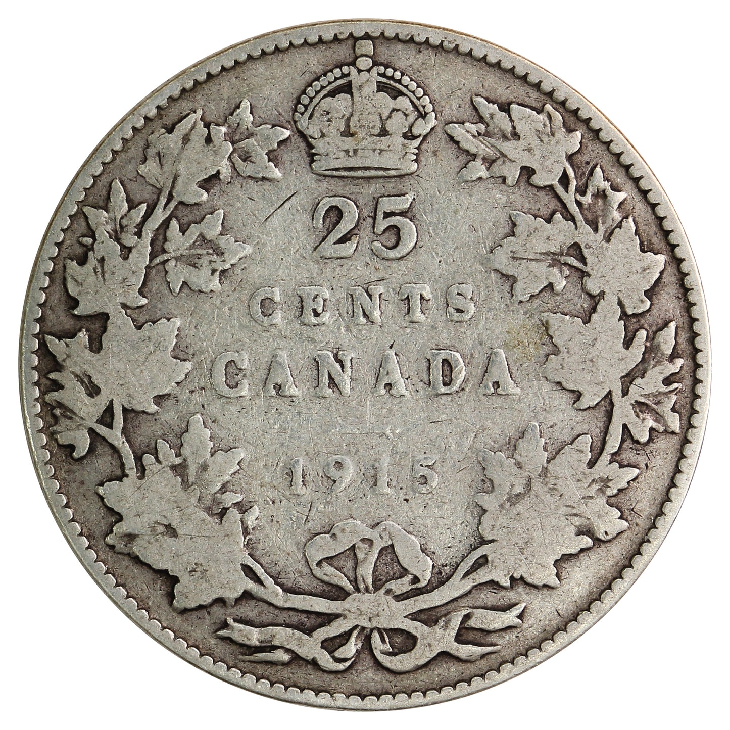 1915 Canada 25-cents Good (G4)