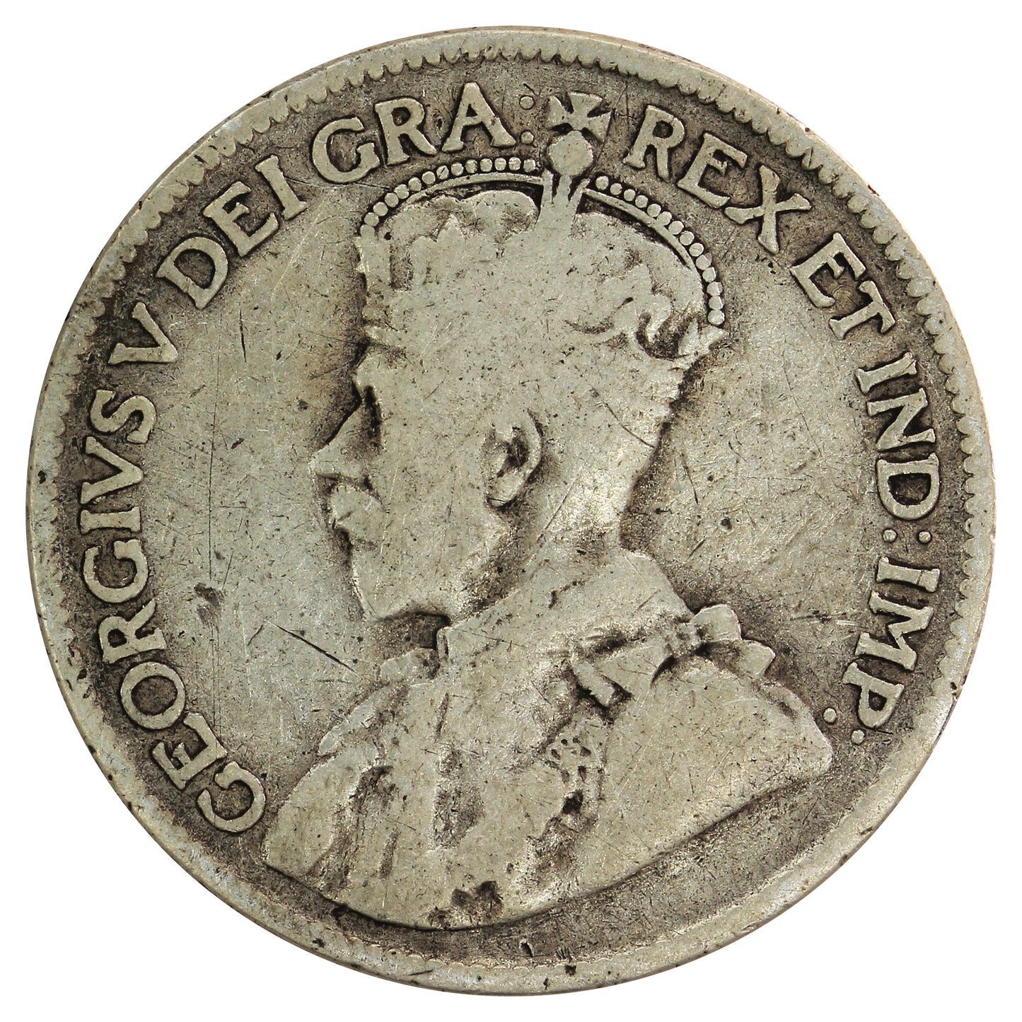 1916 Canada 25-cents G-VG (G6)