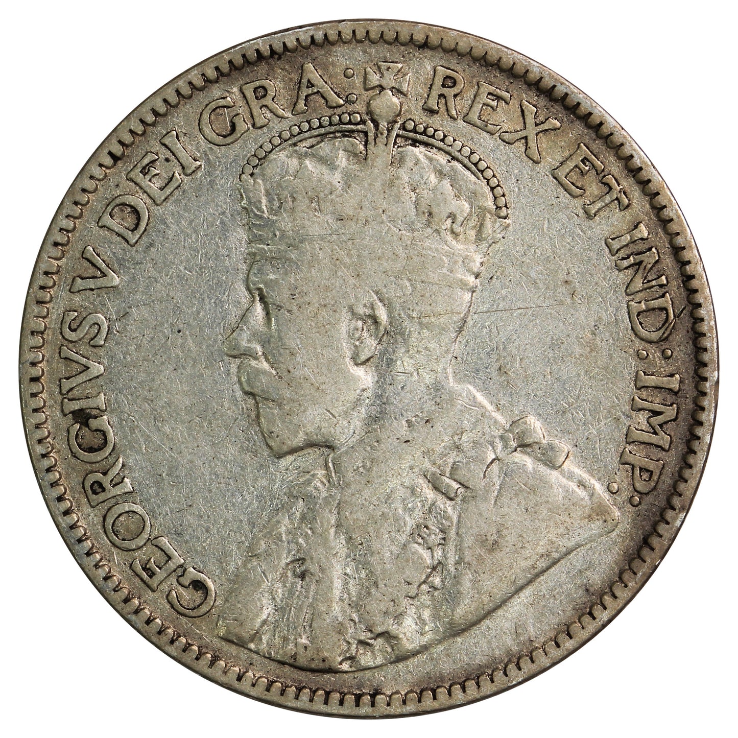 1916 Canada 25-cents VG-F (VG10)