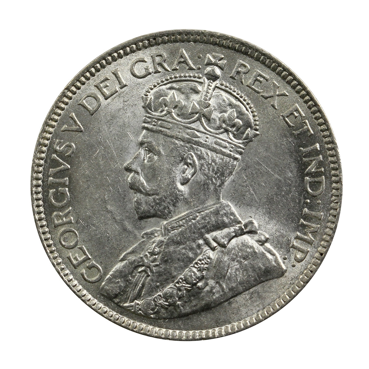 1917 Canada 25-cents AU-UNC (AU55) $