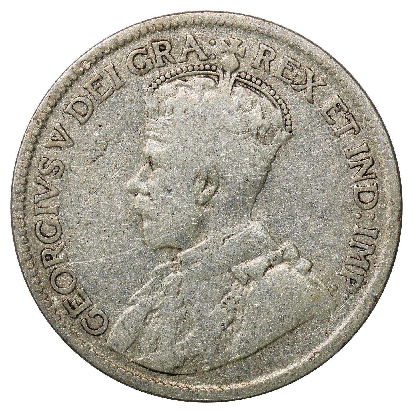 1917 Canada 25-cents Very Good (VG8)