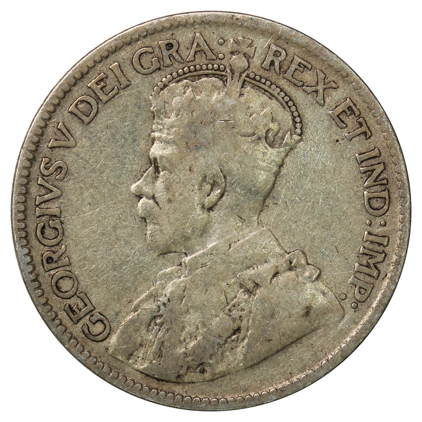 1918 Canada 25-cents VG-F (VG10)