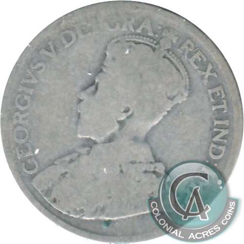 1921 Canada 25-cents Filler