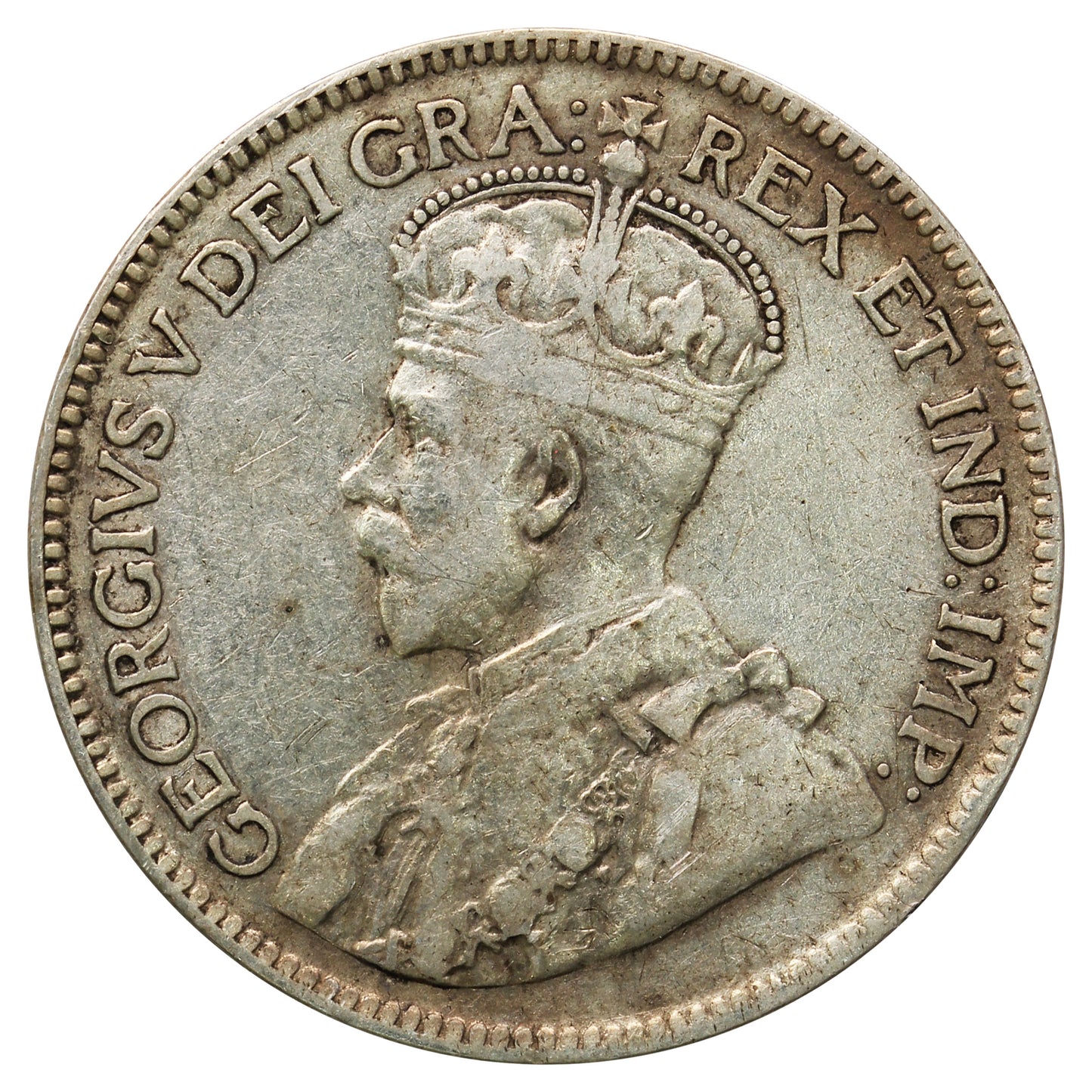 1929 Canada 25-cents F-VF (F15)