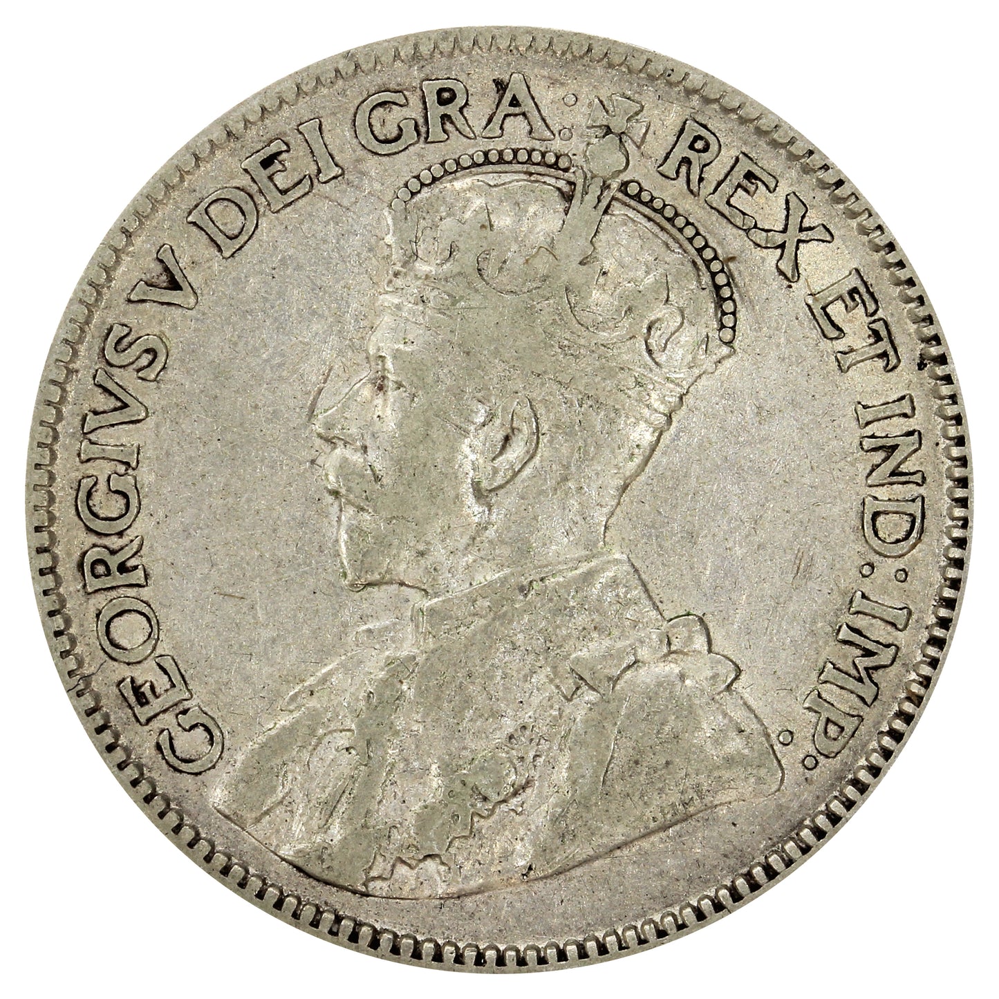 1936 Canada 25-cents F-VF (F15)