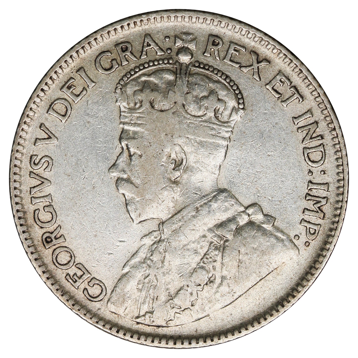 1936 Dot Canada 25-cents F-VF (F15) $