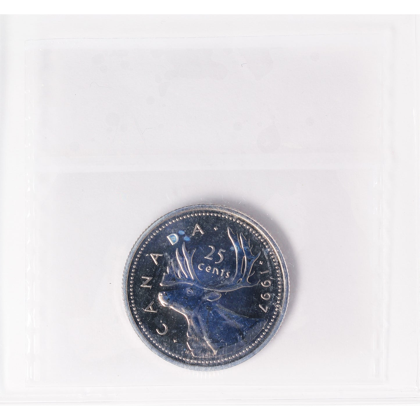 1997 Canada 25-cents ICCS Certified MS-67 Numismatic BU