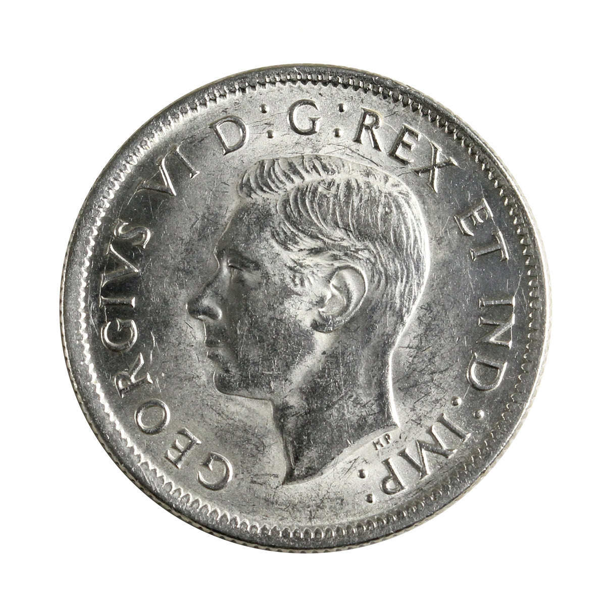 1938 Canada 25-cents AU-UNC (AU55) $