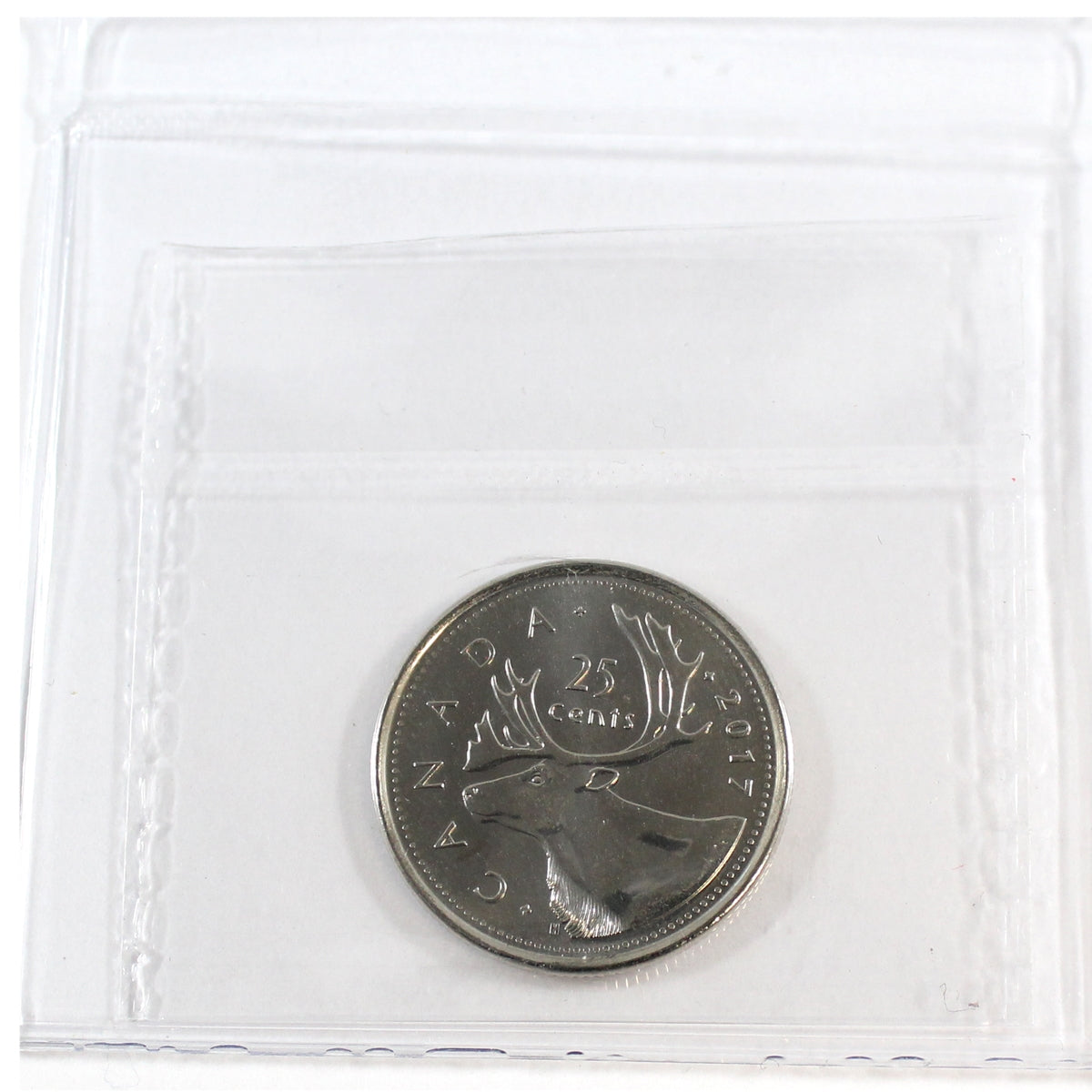 2017 Caribou Canada 25-cents ICCS Certified MS65