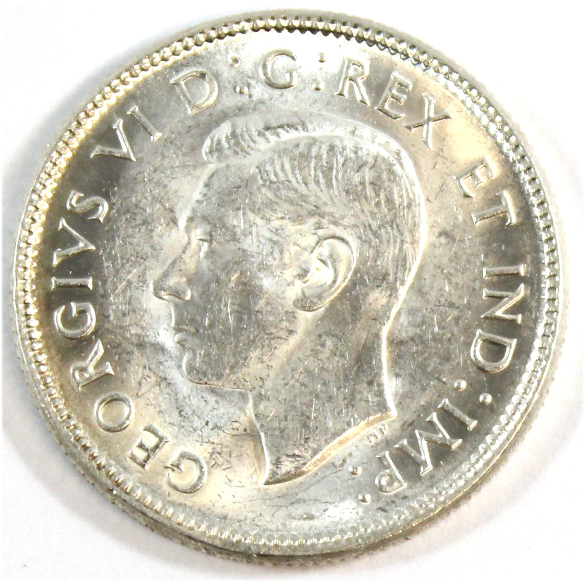 1938 Canada 25-cents Uncirculated (MS60) $
