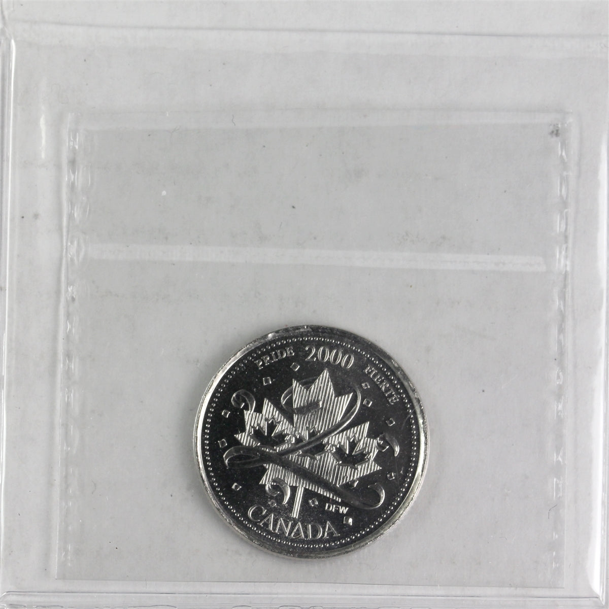 2000 Pride Canada 25-cents ICCS Certified MS66