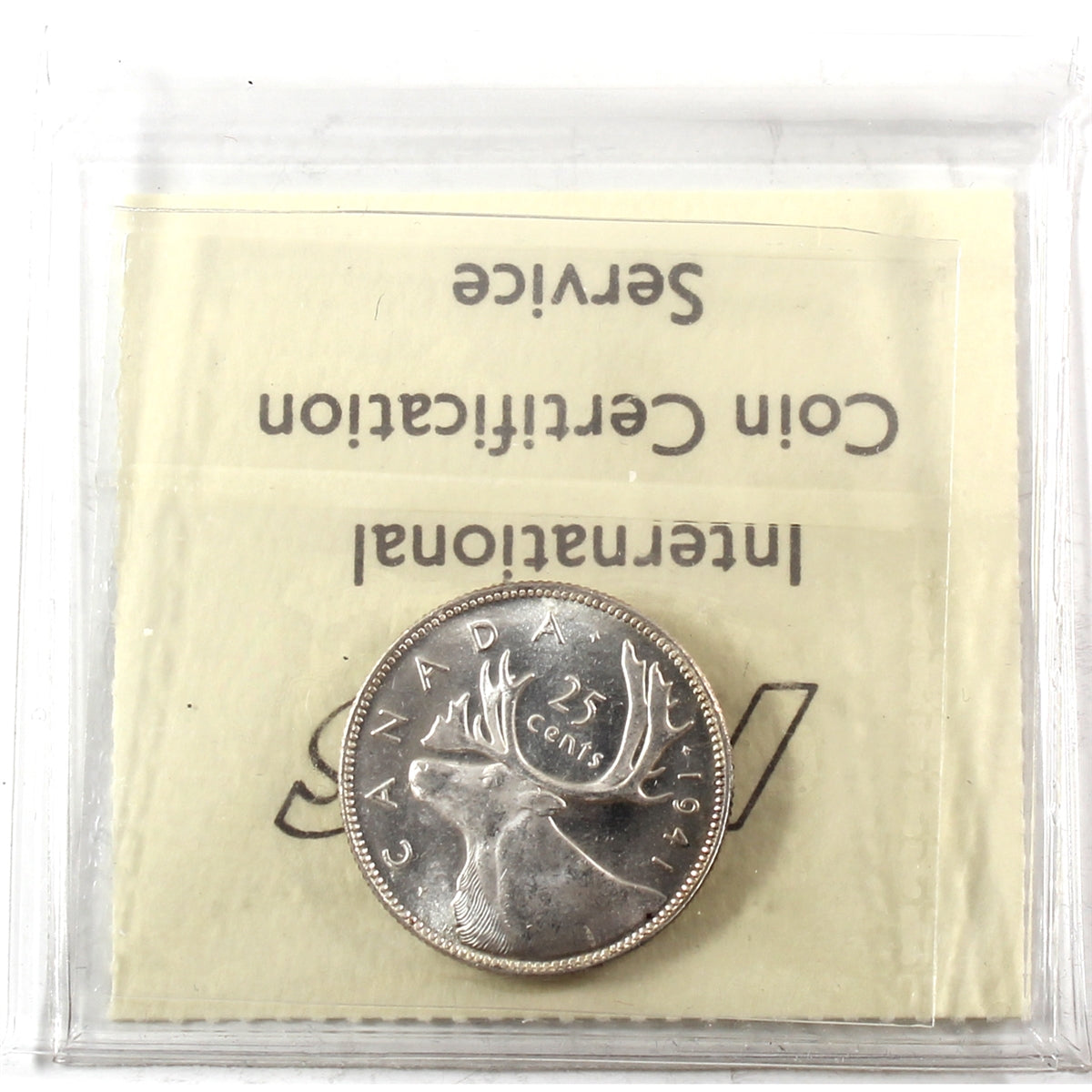 1941 Canada 25-cents ICCS Certified MS65 (XDO 443)