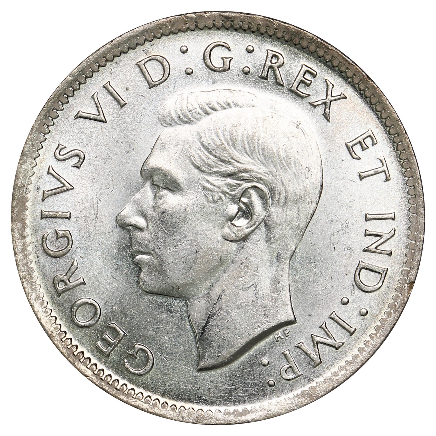 1943 Canada 25-cents UNC+ (MS62)