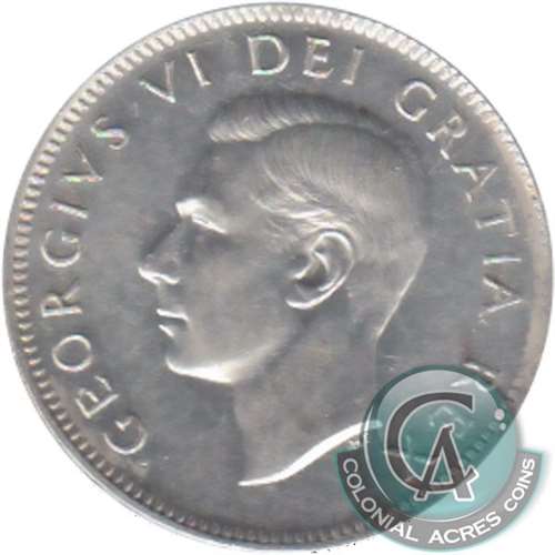 1944 Canada 25-cents Extra Fine (EF40)