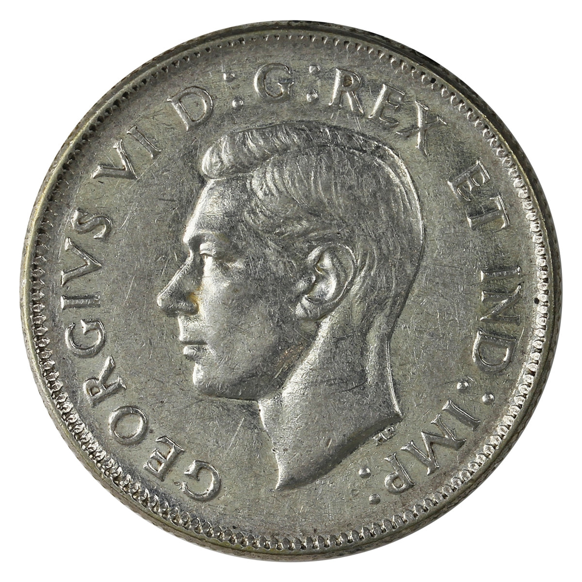 1947 Dot Canada 25-cents VF-EF (VF30) $