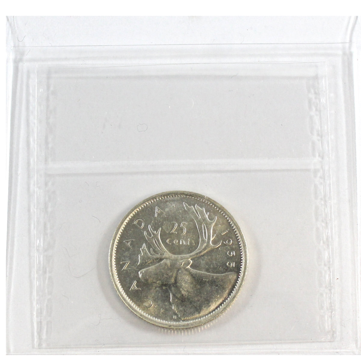 1955 Canada 25-cents ICCS Certified MS63