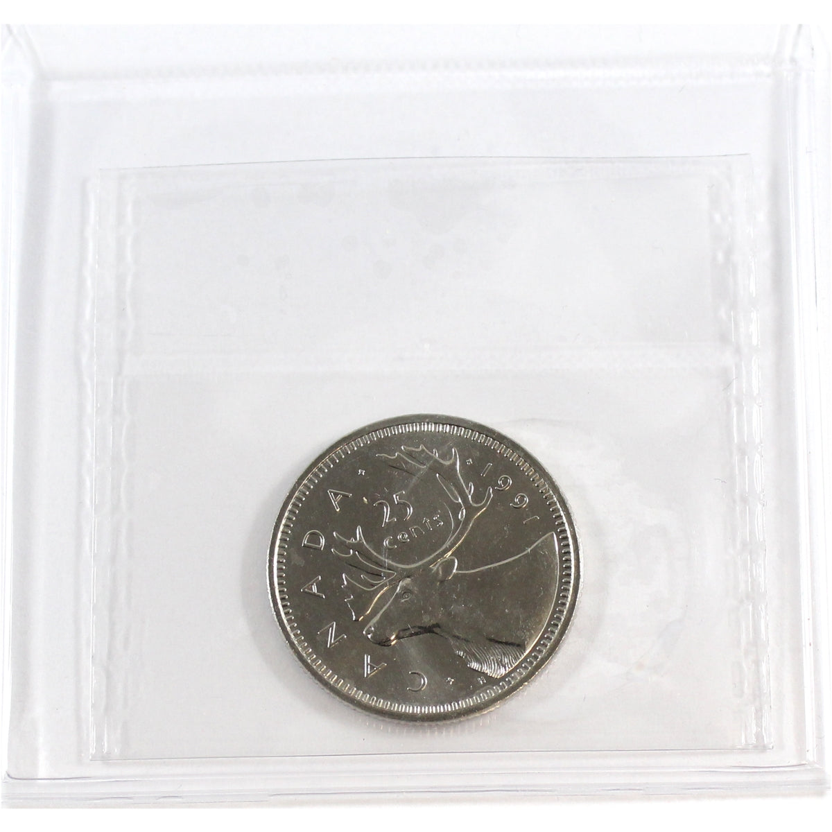 1991 Canada 25-cents ICCS Certified MS63
