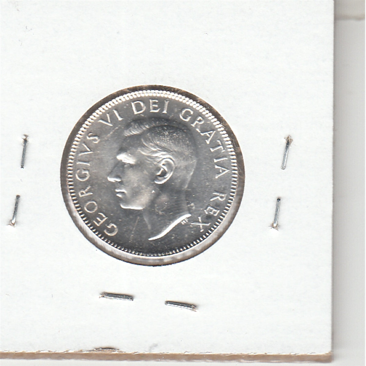 1952 Low Relief Canada 25-cents Brilliant Uncirculated (MS63)