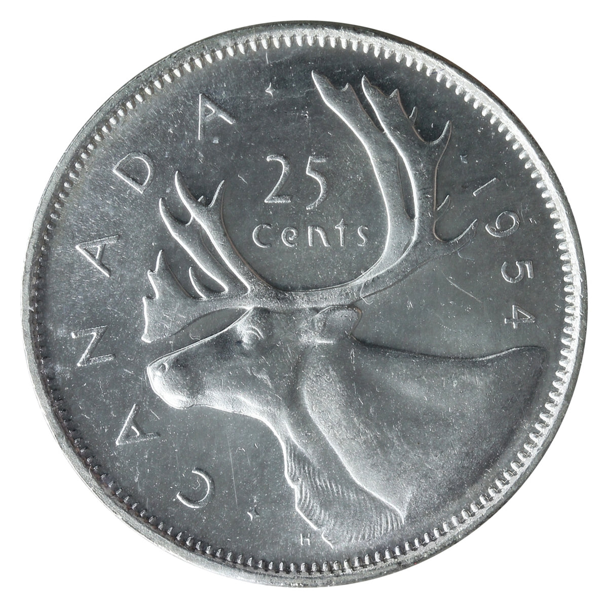 1954 Canada 25-cents ICCS Certified MS63