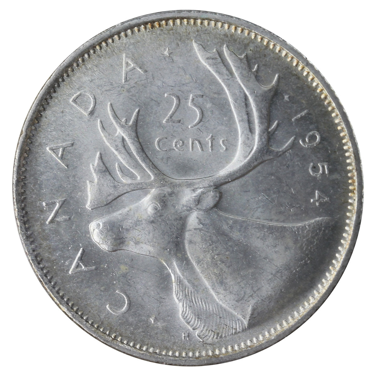 1954 Canada 25-cents ICCS Certified MS64
