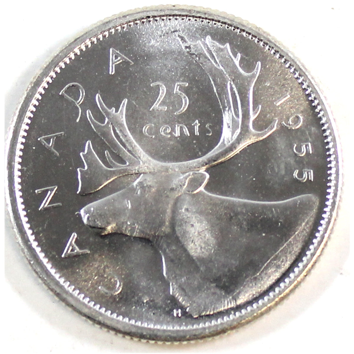 1955 Canada 25-cents Brilliant Uncirculated (MS63)