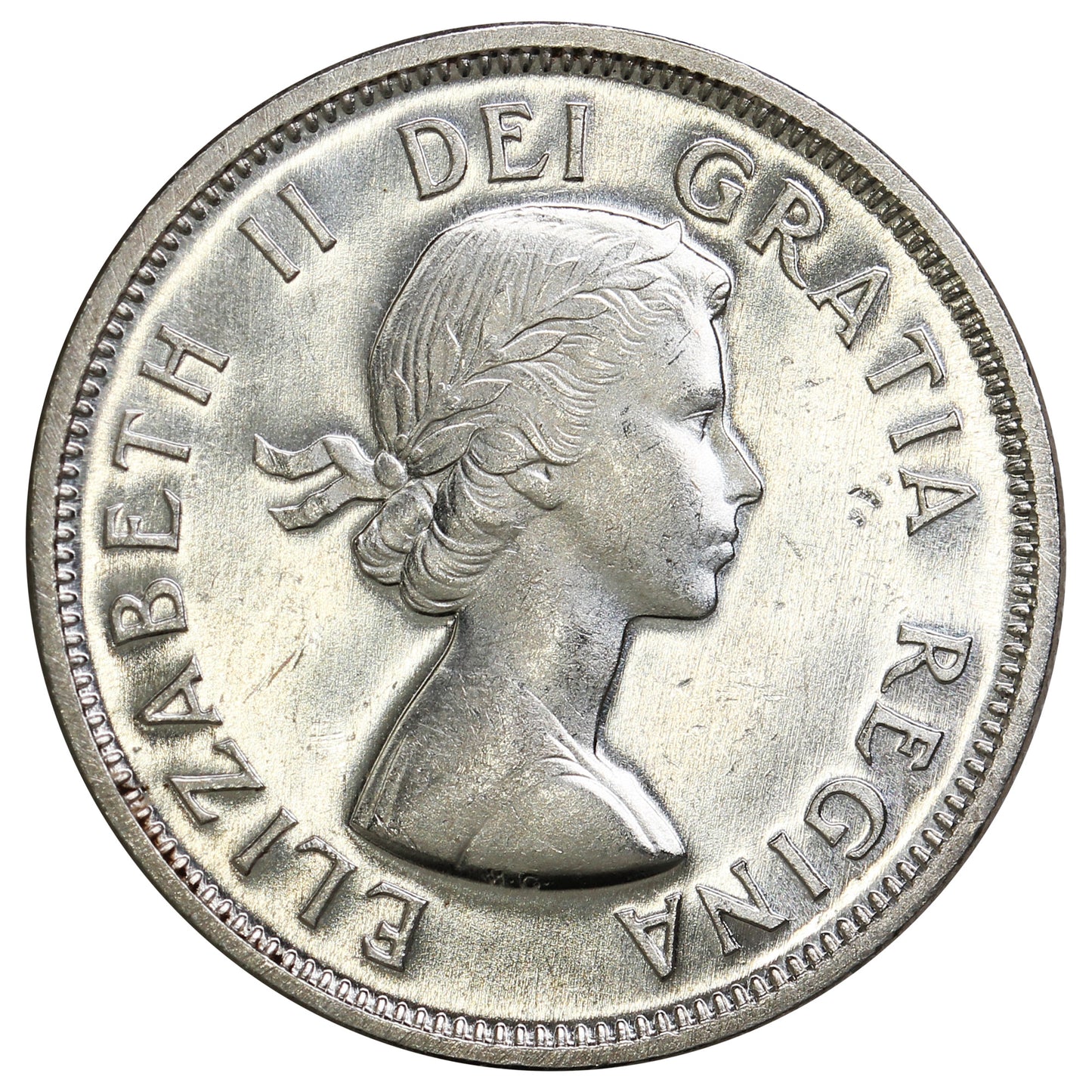 1956 Canada 25-cents UNC+ (MS62)