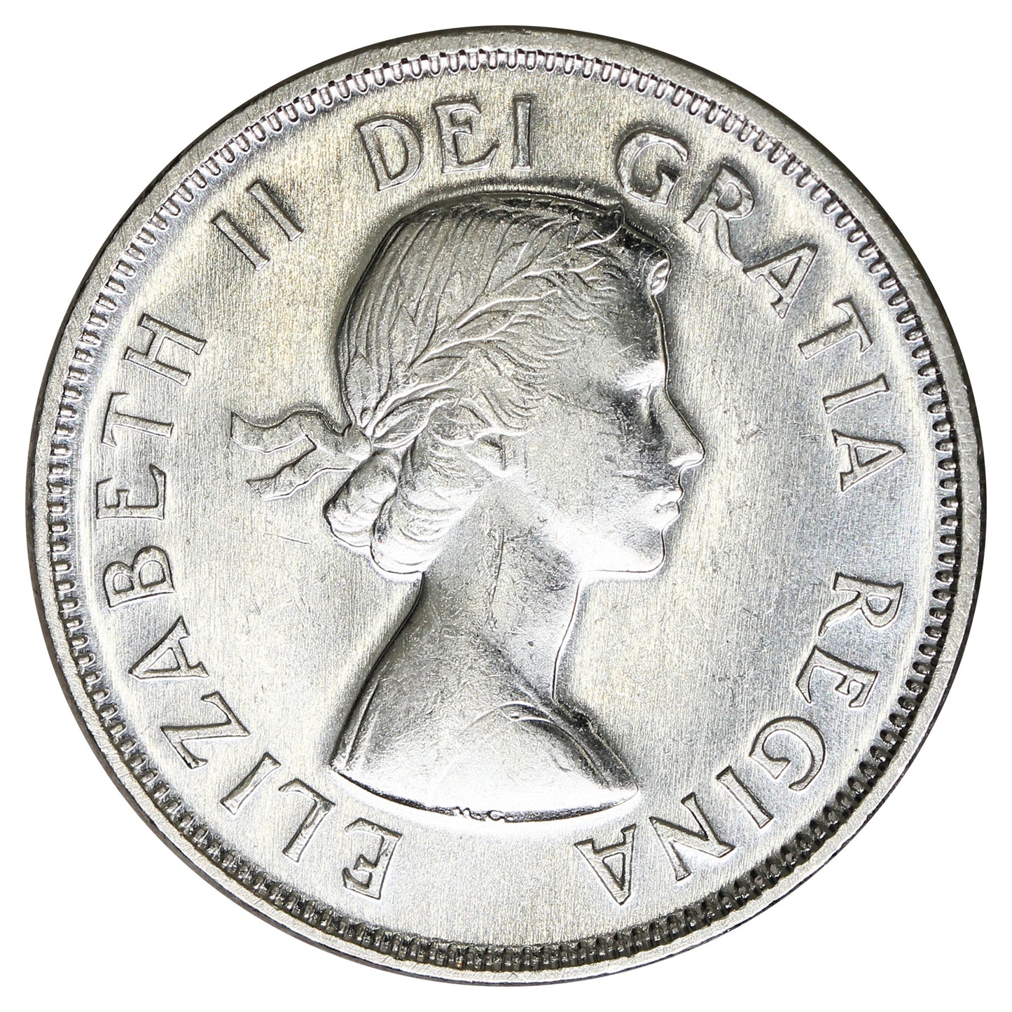 1956 Canada 25-cents Uncirculated (MS60)