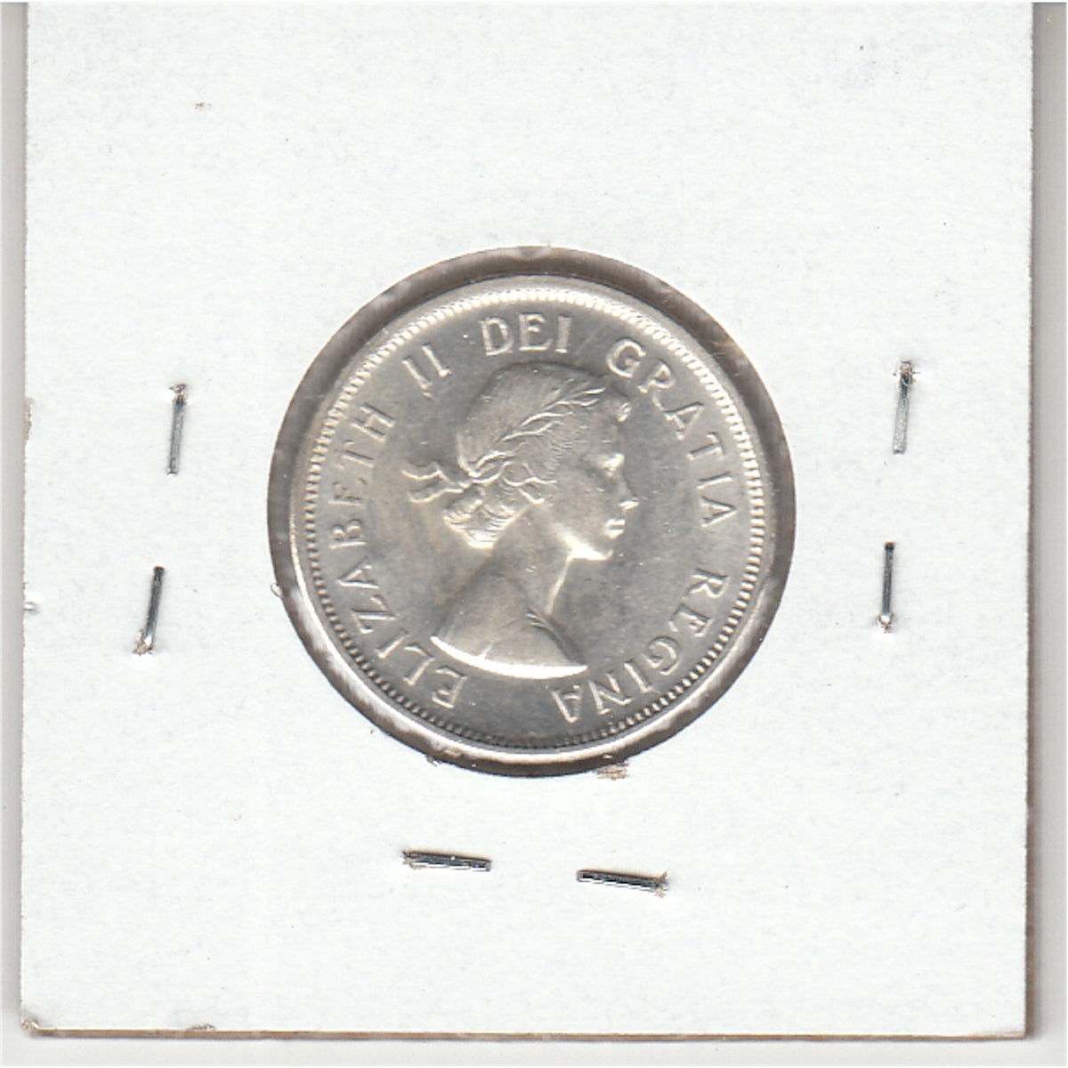 1957 Canada 25-cents Almost Uncirculated (AU50)