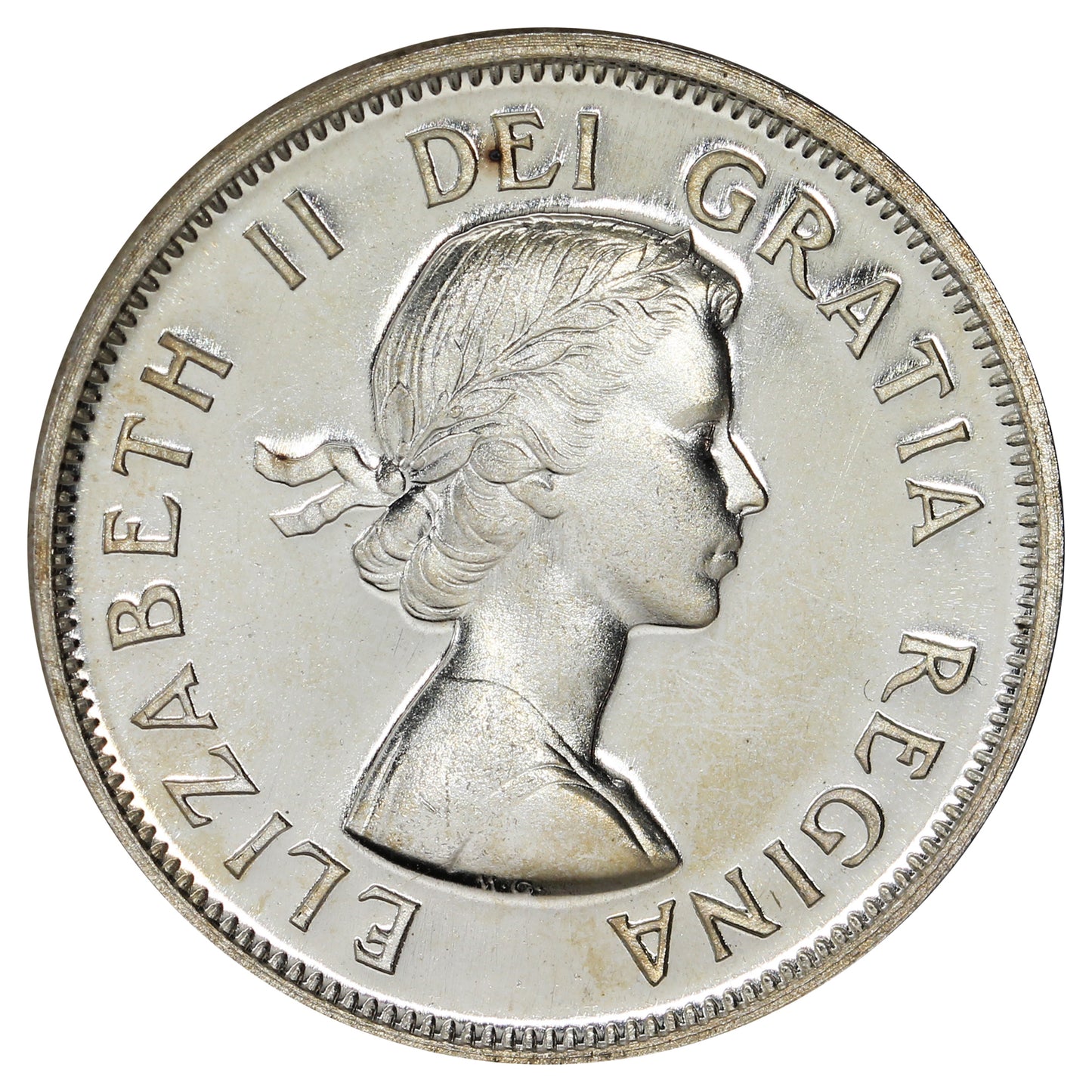 1957 Canada 25-cents Proof Like