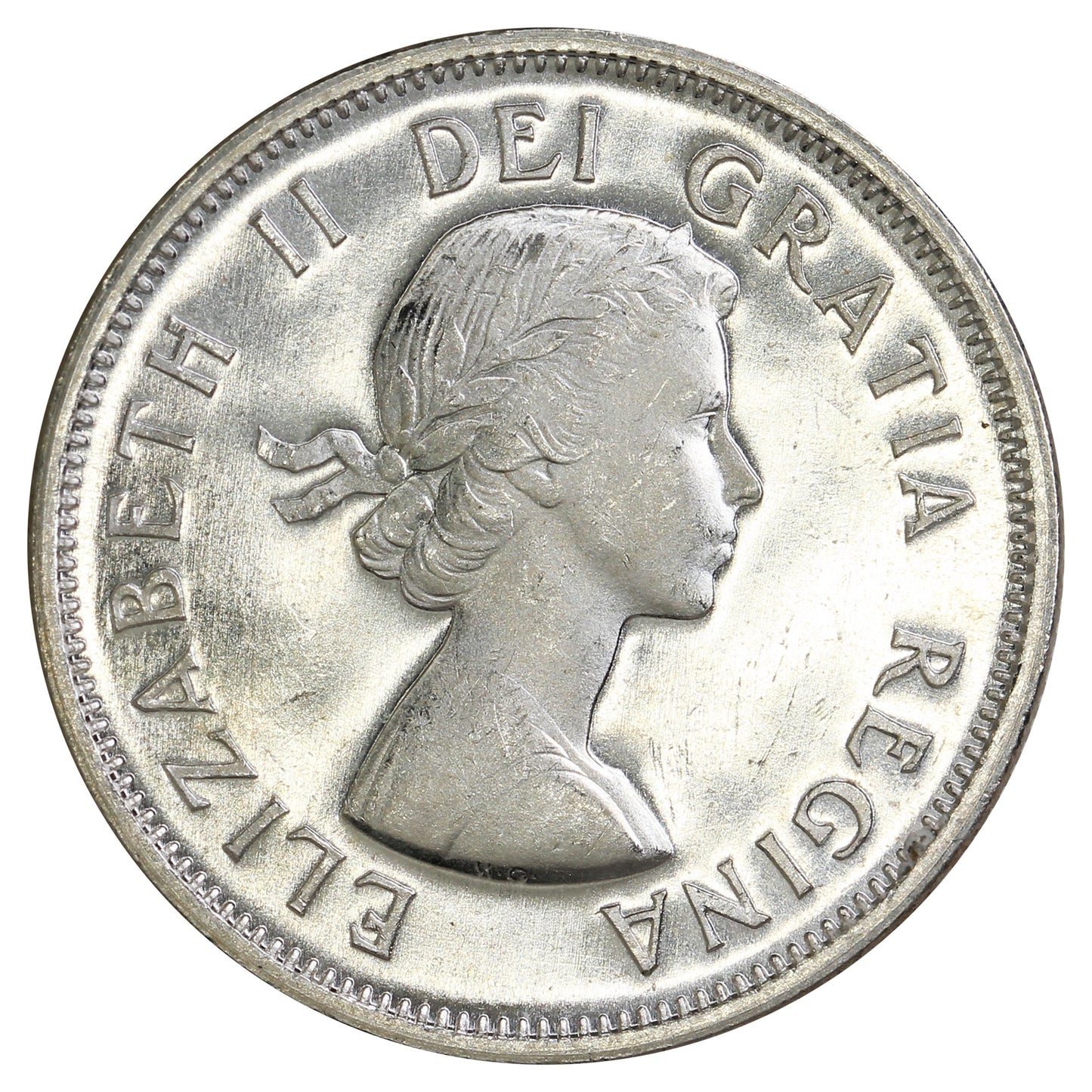 1958 Canada 25-cents Brilliant Uncirculated (MS63)