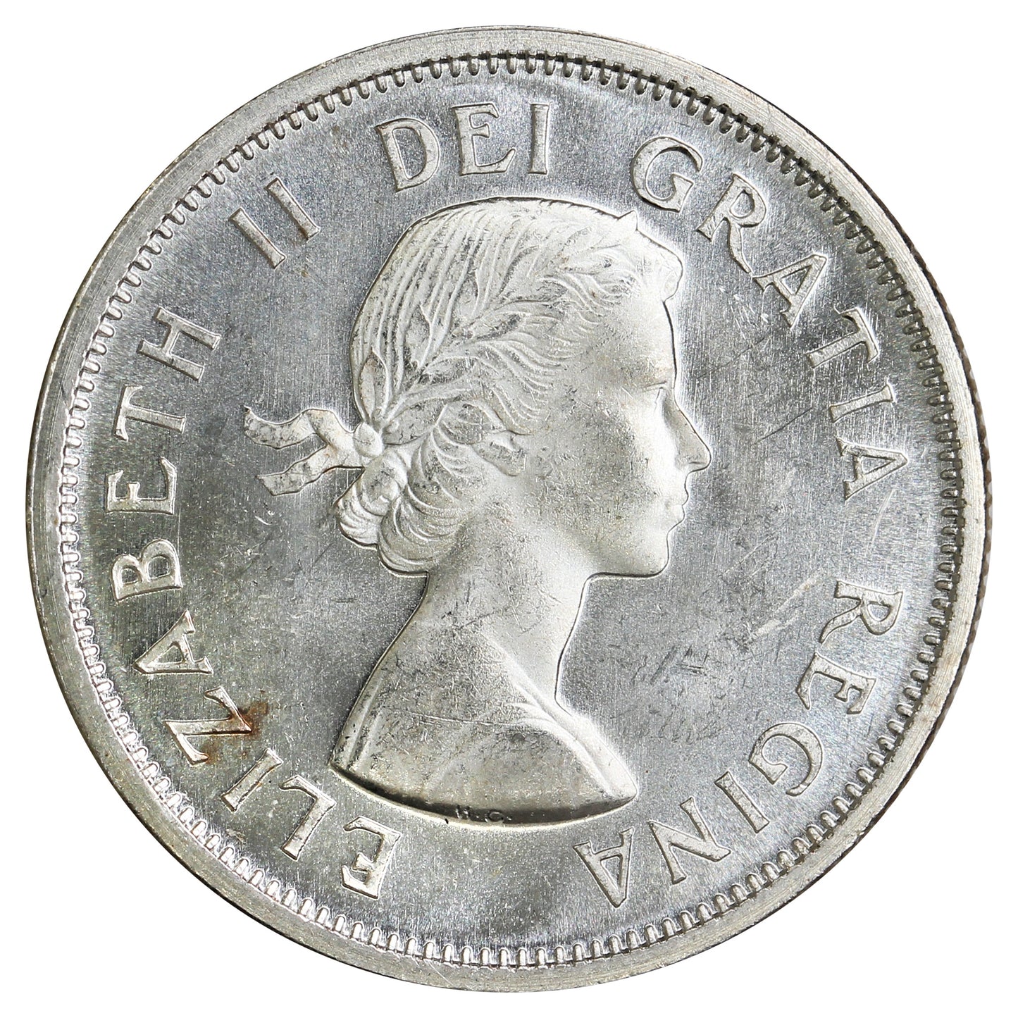 1958 Canada 25-cents Brilliant Uncirculated Cameo (MS-63)