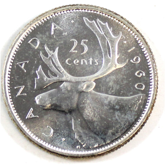 1960 Canada 25-cents Brilliant Uncirculated (MS63)