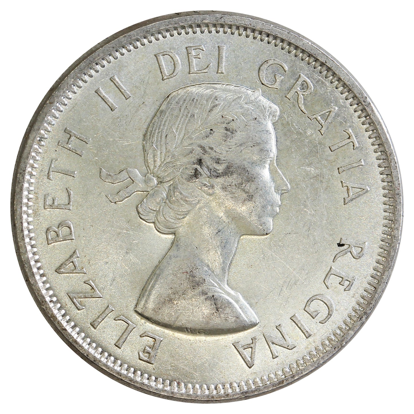 1961 Canada 25-cents Circulated