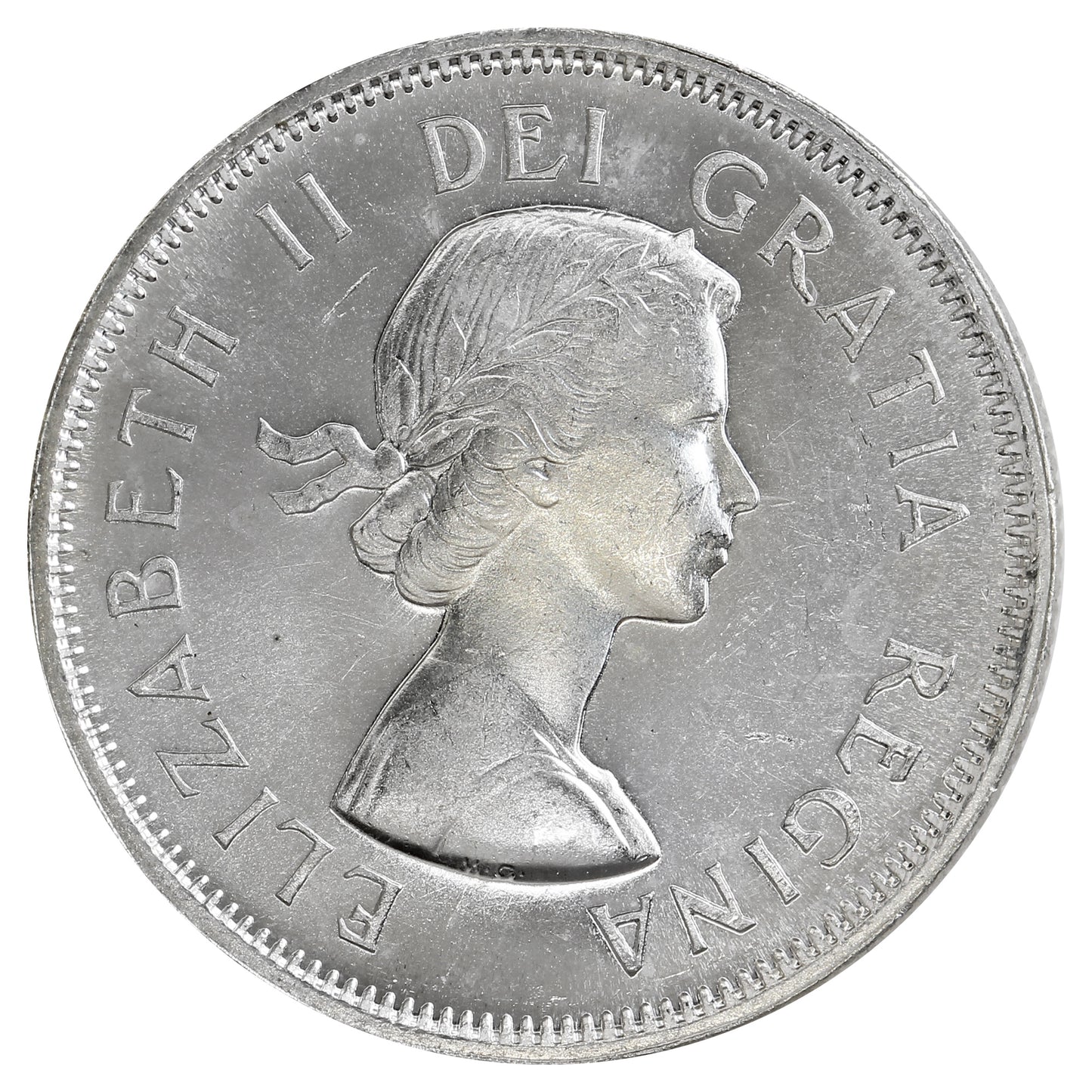 1962 Canada 25-cents Uncirculated (MS60)