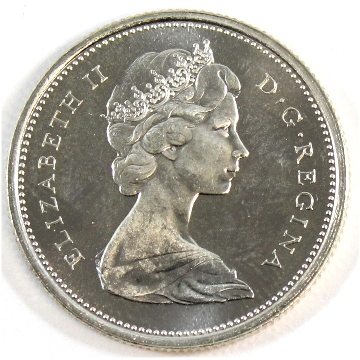 1965 Canada 25-cents Choice Brilliant Uncirculated (MS64)