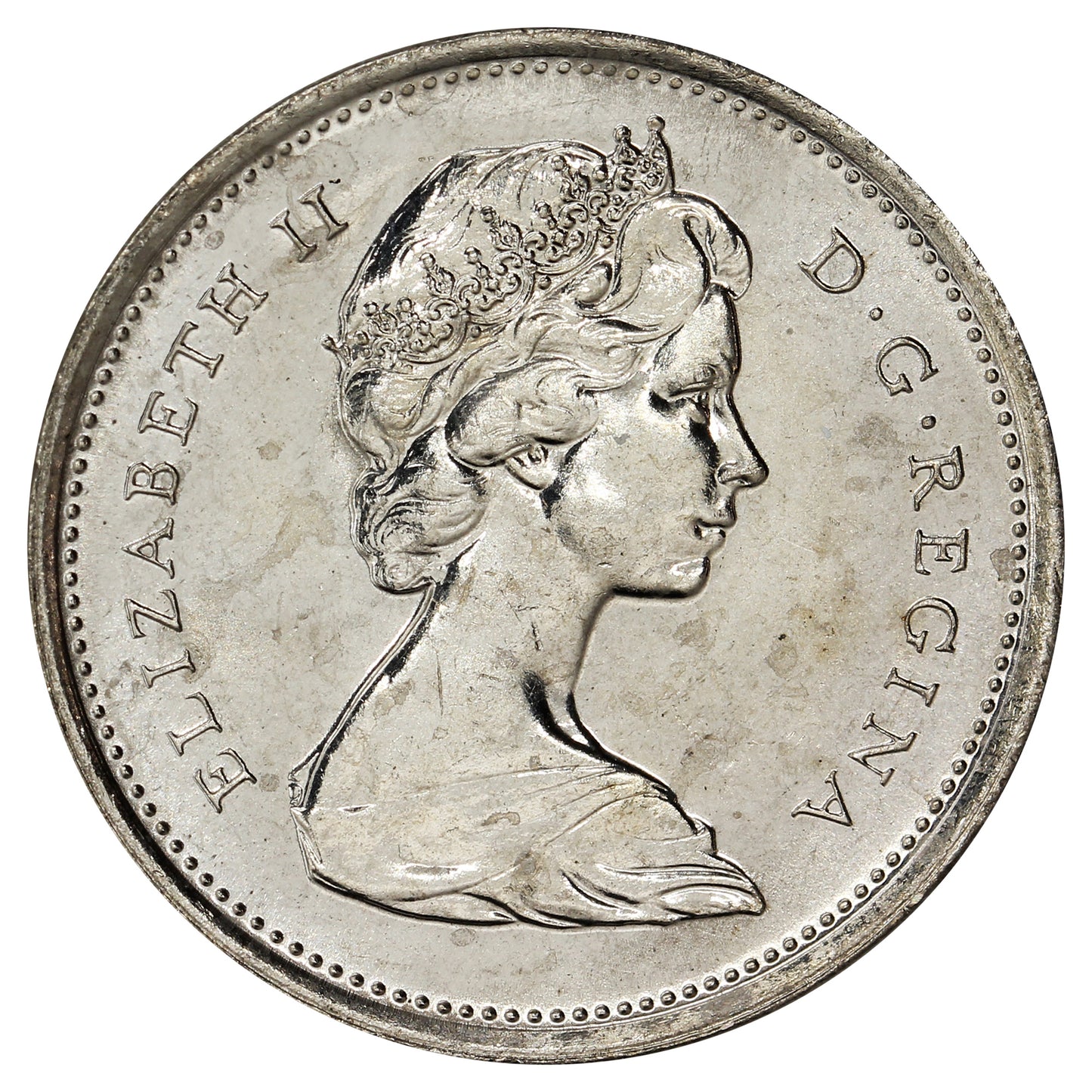 1969 Canada 25-cents Brilliant Uncirculated (MS63)