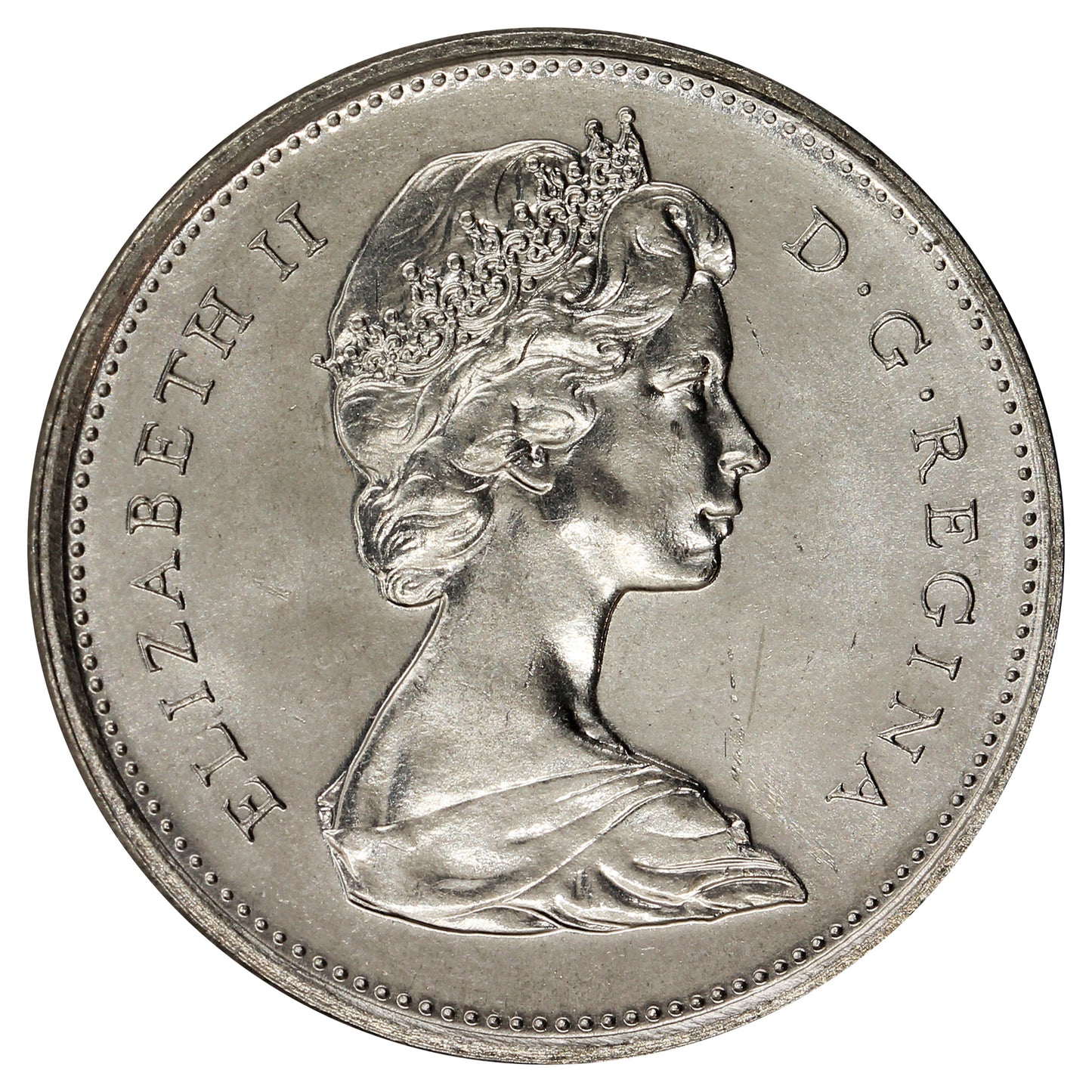 1970 Canada 25-cents Brilliant Uncirculated (MS63)