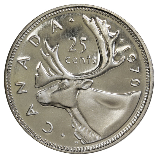 1970 Canada 25-cents Proof Like