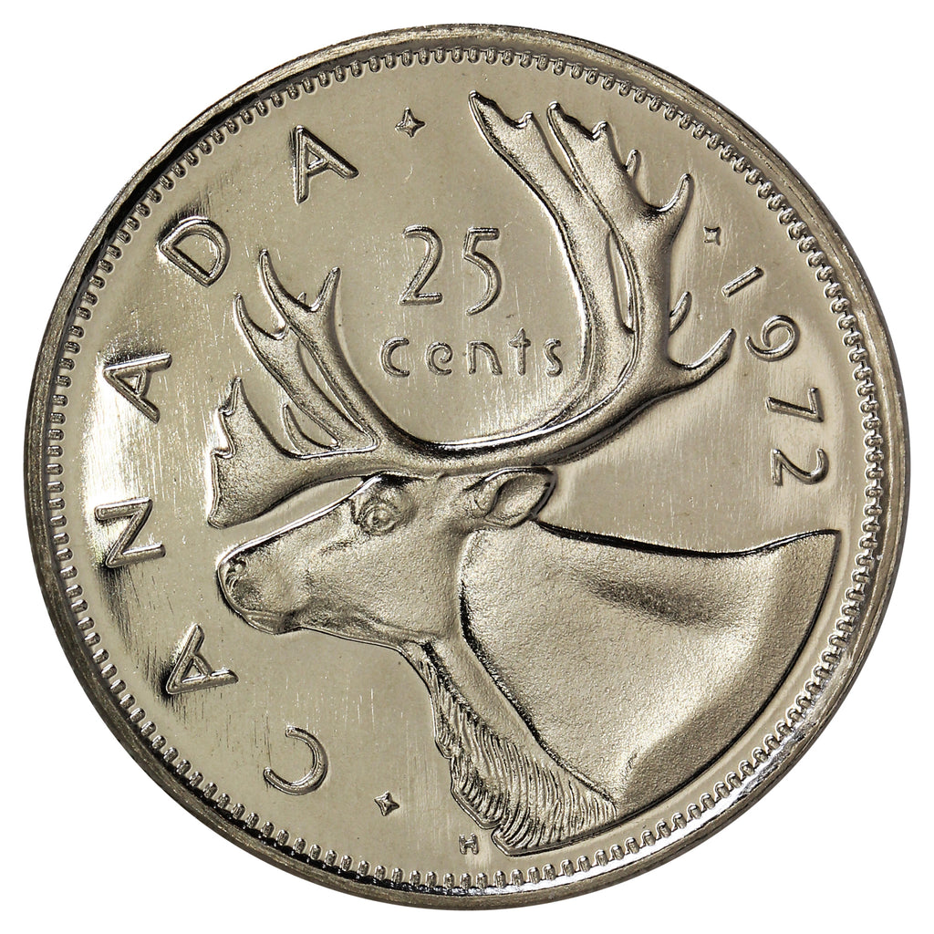 1972 Canada 25-cents Proof Like