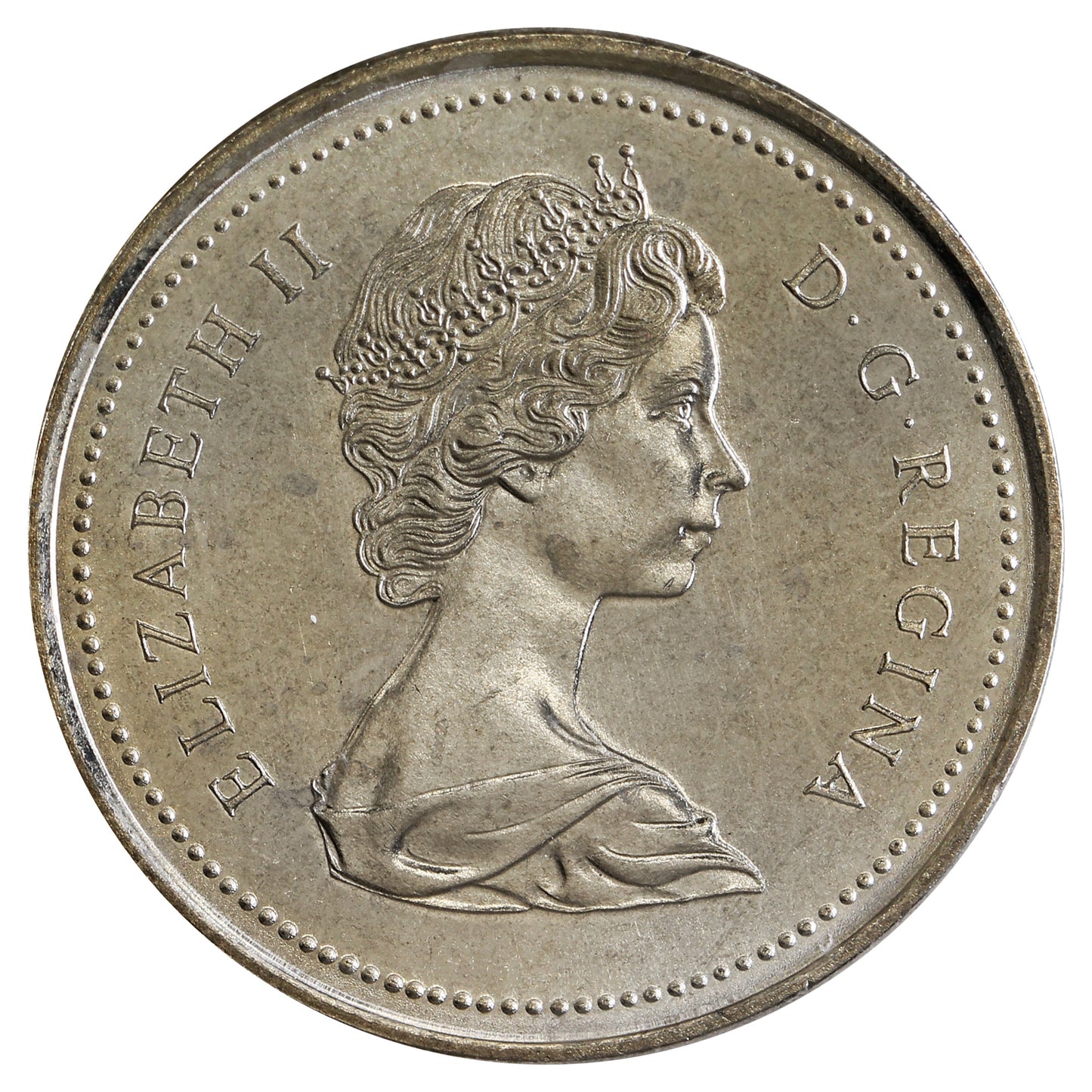 1973 RCMP Canada 25-cents Brilliant Uncirculated (MS63)