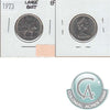 1973 Large Bust Canada 25-cents Extra Fine (EF40) $
