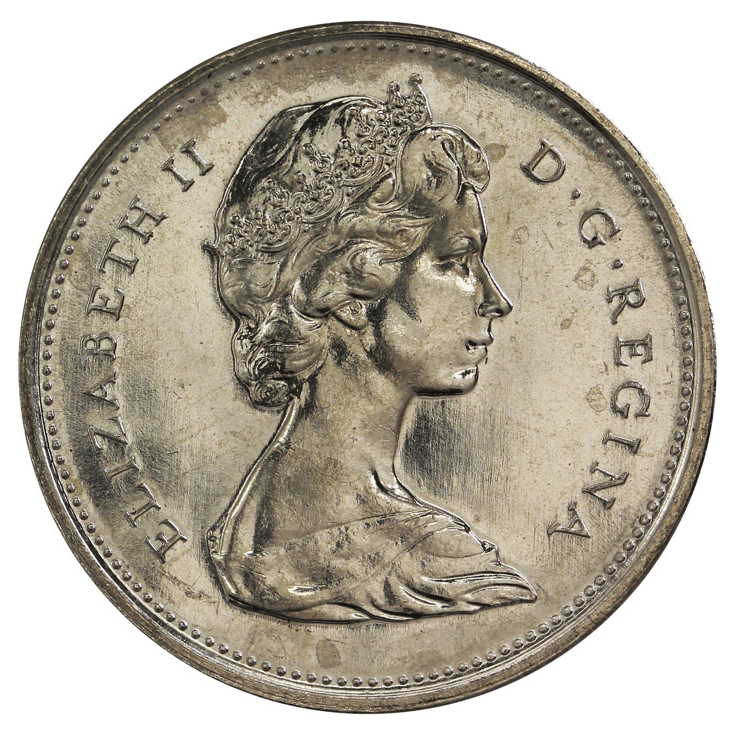 1974 Canada 25-cents Brilliant Uncirculated (MS63)